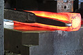 Forging Short Steel Bars